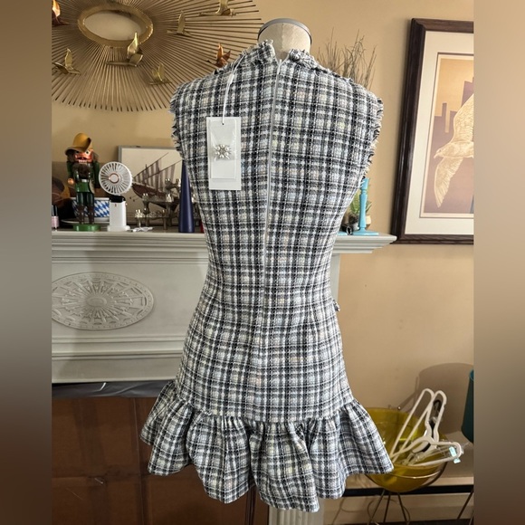 LIKELY Franco Dress in Grey Multi size 00 - Picture 7 of 16